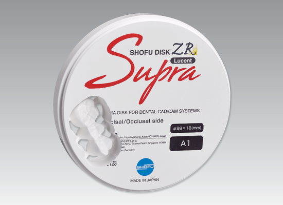 SHOFU Disk ZR Lucent Supra